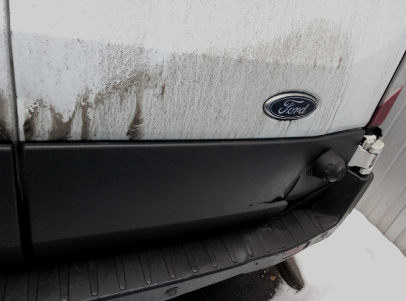 Накладка задней распашной двери правая Ford Transit  2015 2.2 Дизель Киев