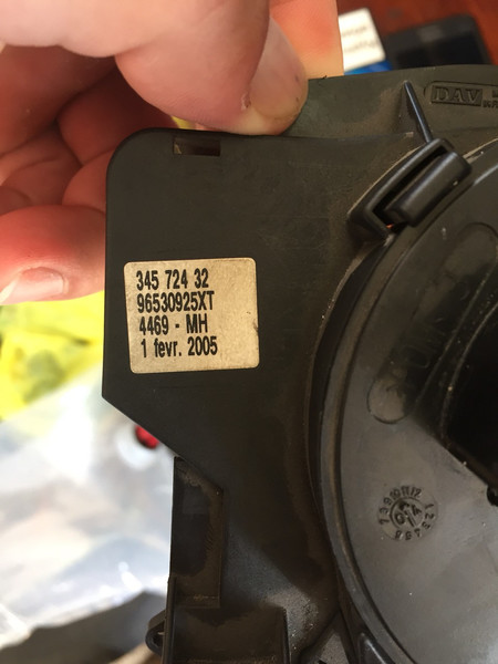 Под рулевой шлейф в сборе (гитара) Citroen Berlingo  2005 1.9 Дизель Херсон