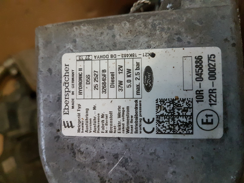 Автономний обігрівач Ford Tourneo CUSTOM 2013 2.2 Дизель Чернігів