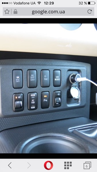 Кнопка подогрева сидений левая и правая, кнопка антизанос Toyota FJ Cruiser  2008 4.0 Бензин 