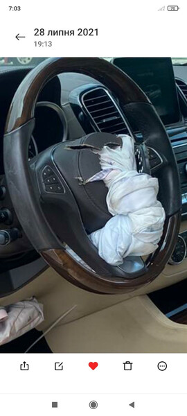 Подушка безопасности водителя Mercedes-Benz GLS-Class  2017 