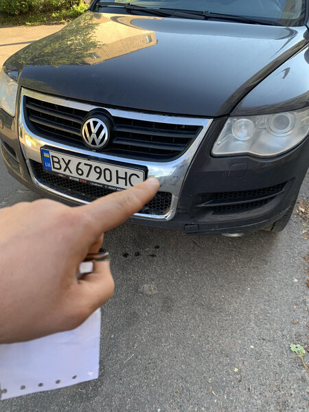Хром рамка бампера Volkswagen Touareg  2008 3.5 Дизель 