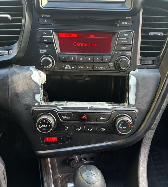 Пластик панели климат контроля Kia Optima 3 2013 г.  2.0 л бензин Днепр