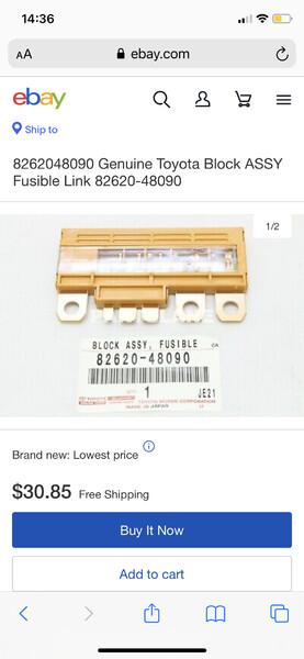 Предохранители Toyota Highlander 2010 г.  3.5 л гибрид Арциз