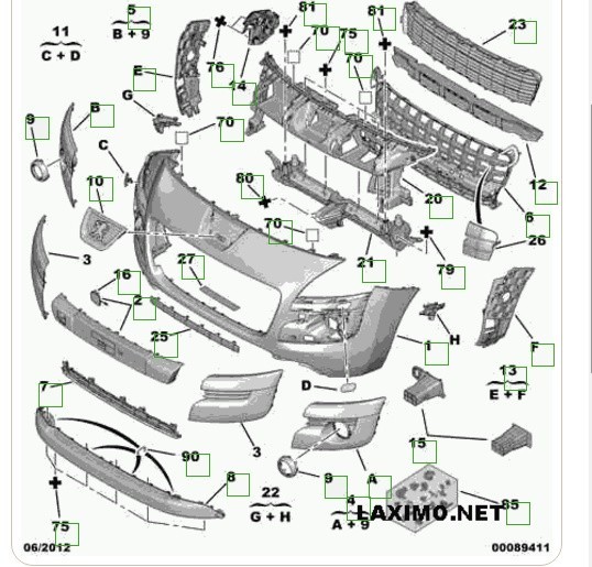Решетка радиатора Peugeot 3008  2011 универсал 1.6 Дизель Днепропетровск