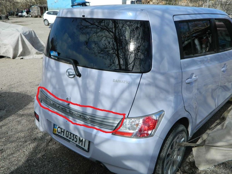 Накладка багажника Daihatsu Materia универсал 2007 г.  1.5 л бензин Одесса