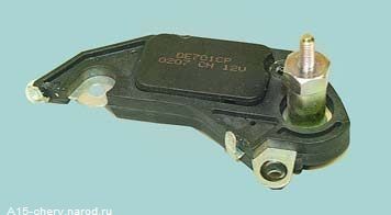 Регулятор  коричневый генератора de-701 Chery Amulet  2008 1.6 Бензин 
