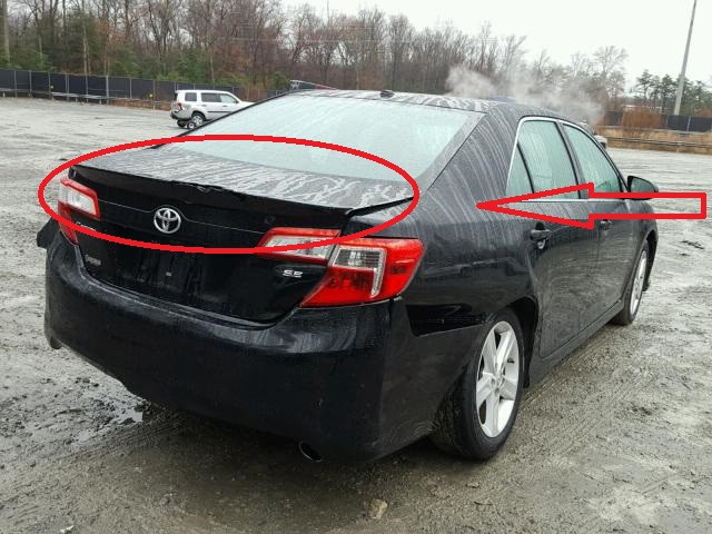 Задний спойлер Toyota Camry  2014 2.4 Бензин Белая Церковь