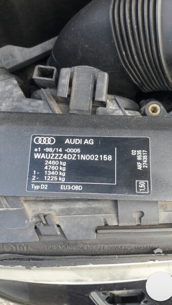 Радиатор Audi A8 D2  2000 3.3 Дизель 