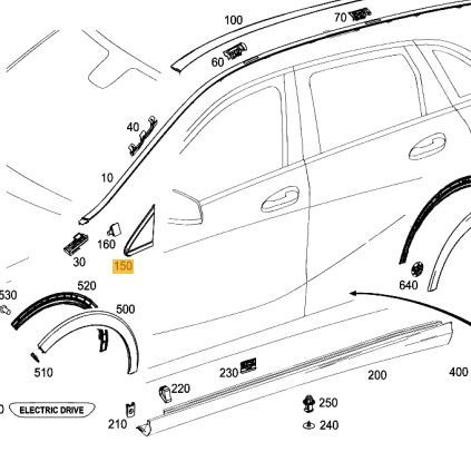 Накладка крыла Mercedes-Benz B-Class  2017 универсал 2.0 Бензин Харьков