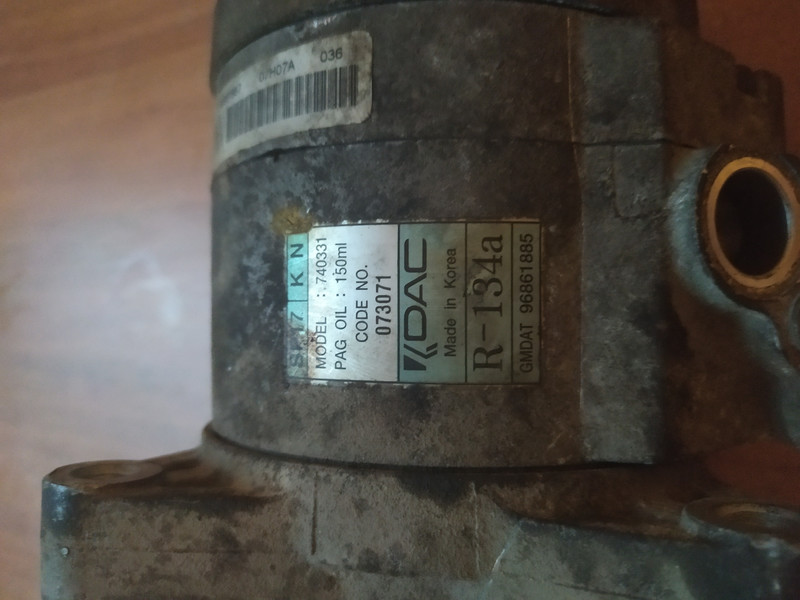 Компресор кондиціонера 740331   Chevrolet Captiva