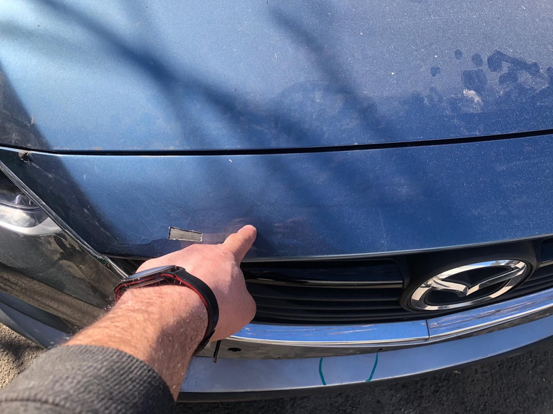 Нос бампера Mazda 6 2015 г.  2.5 л бензин Васильков