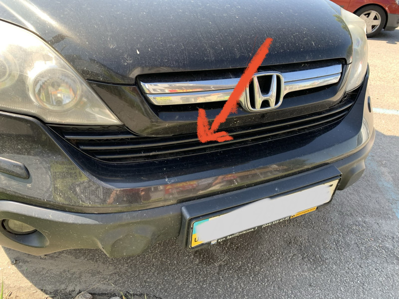 Решетка бампера Honda CR-V 3  2008 2.0 Бензин Бровары