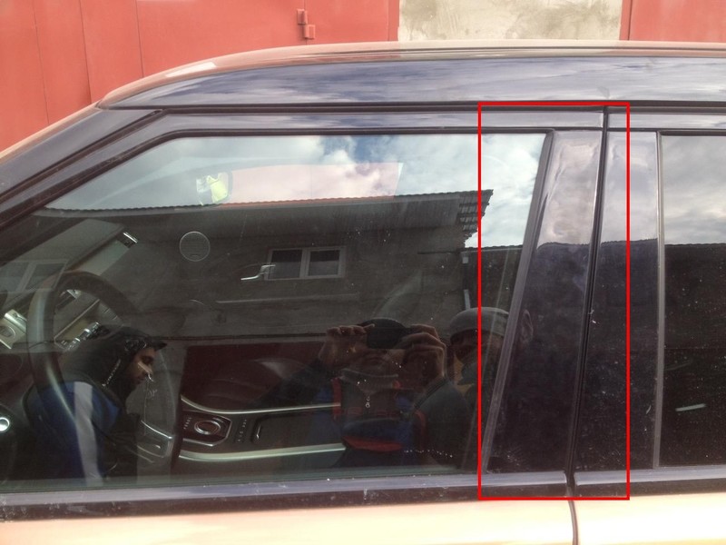 Молдинг водительской двери Land Rover Range Rover Evoque 2013 г.  2.2 л дизель Черновцы