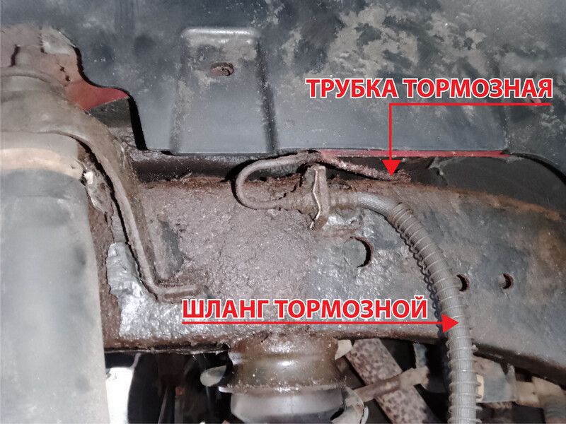 Медная трубка для тормозной системы SSangYong Actyon  2008 2.3 Бензин Киев