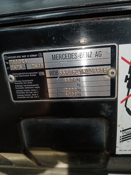 Задній мост Mercedes 711 1995 г.  Чернигов