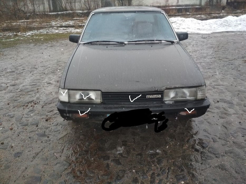 Фара передняя правая Mazda 626  1989 хэтчбек 2.0 Дизель Мелитополь