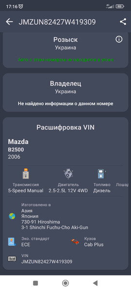 Поддон двигателя Ford Ranger  2006 2.5 Дизель 
