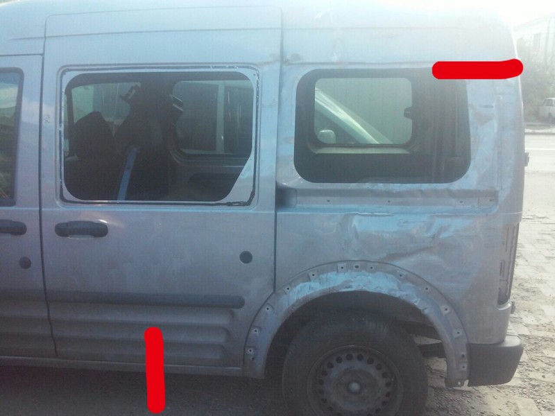 Задняя часть кузова Ford Tourneo Connect Оригинальный пассажир 2011 1.8 Дизель Киев