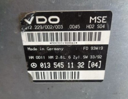 0135451132 Mercedes-Benz C-Class  2006 2.2 Ковель