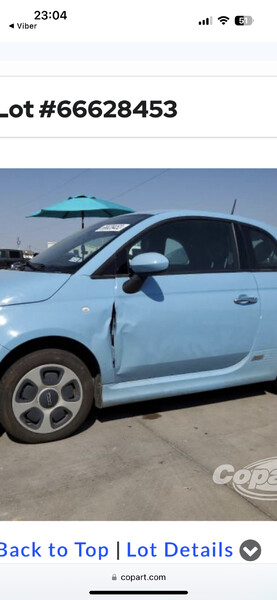 Дверь водительская Fiat 500  2015 хэтчбек  Электро Одесса