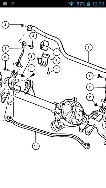 Поперечна рульова тяга 52089155AA   Jeep Grand Cherokee
