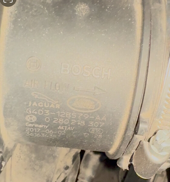 Витратомір потоку повітря Land Rover Range Rover Sport  2017 універсал 3.0 Дизель 