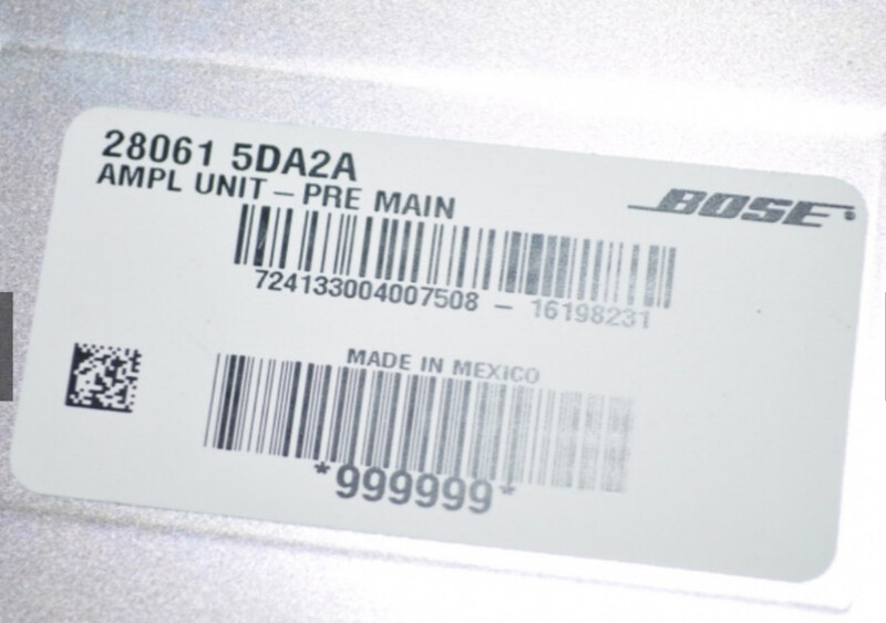 Усилитель (музыка) Infiniti QX30 2017 г.  2.0 л бензин Новомосковск