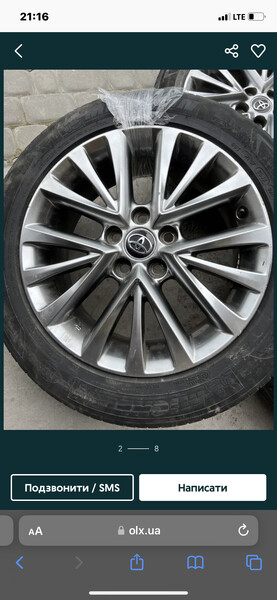 Оригинальный диски камри 55 r17 Toyota Camry 55  2015 2.5 Бензин Киев