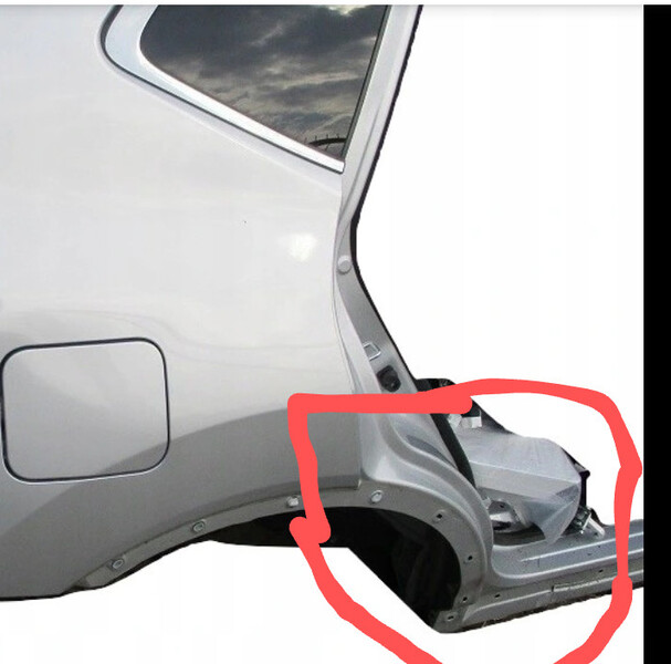 Сапог арка порог задний правый Nissan Rogue  2016 2.5 Бензин Ивано-Франковск