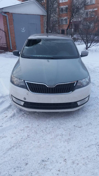 Решетка радиатора Skoda Rapid 2013 г.  1.2 л бензин Тернополь