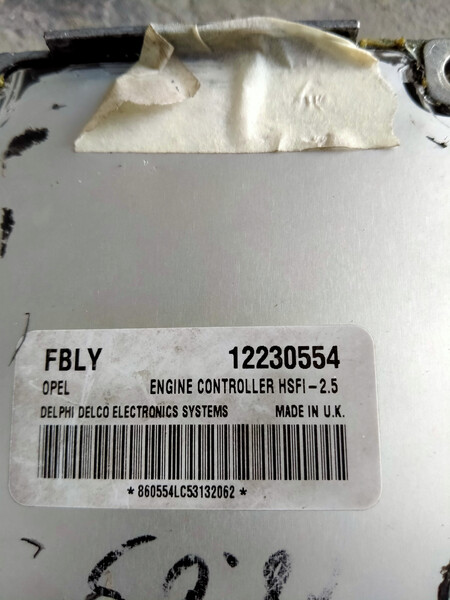 ЭБУ Opel Meriva A  2006 хэтчбек 1.6 Бензин Гнивань
