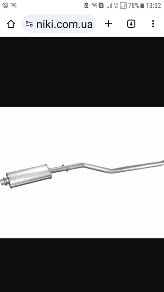 Глушник-резонатор Citroen Berlingo  2000 1.4 Бензин 