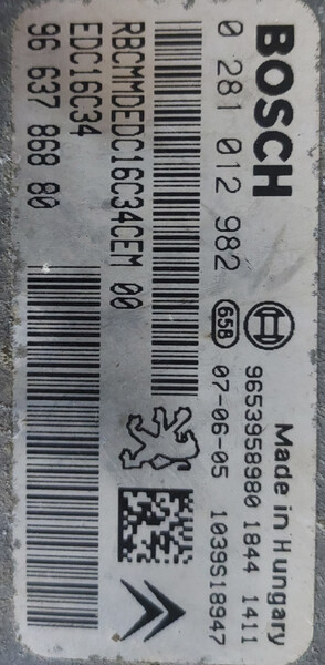 Ебу двигуна Fiat Scudo 2007 р.  1.6 л дизель Радехів