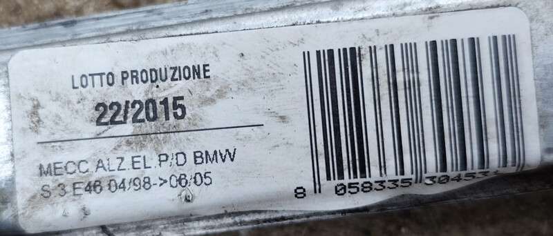 Стеклоподъемник BMW 3 Series Е46 2000 2.2 Бензин Стрый