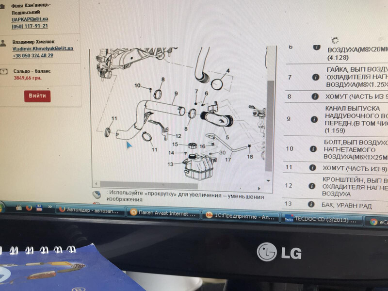 Патрубок от турбины к коллектору Chevrolet Captiva  2011 2.2 Дизель Одесса