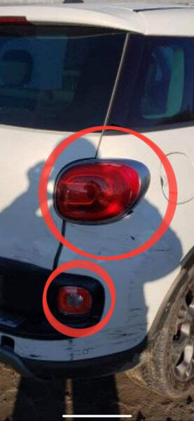 Ліхтар задній 68226912AA   Fiat 500L