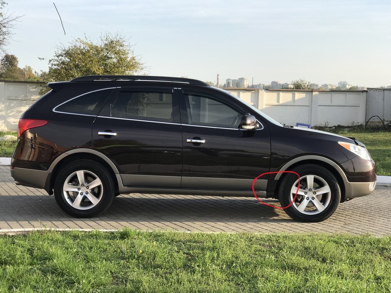 Накладка крыла Hyundai ix55 (Veracruz)  2008 3.0 Дизель Одесса