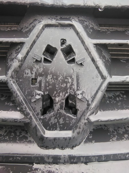Знак решотки радеатора Renault Logan 2011 г.  1.5 л дизель Киев