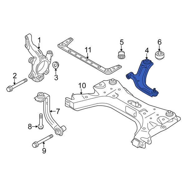 Рычаг передний левый Nissan Sentra  2016 1.6 Бензин Киев