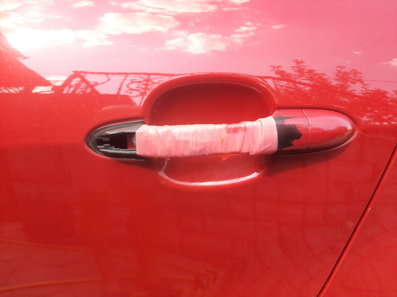 Ручка двери левая Kia Rio 3 2015 г.  1.6 л бензин Умань