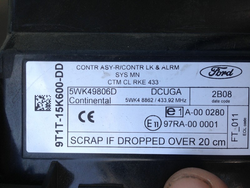 Блок освещения Ford Transit Connect  2012 1.7 Дизель Каховка