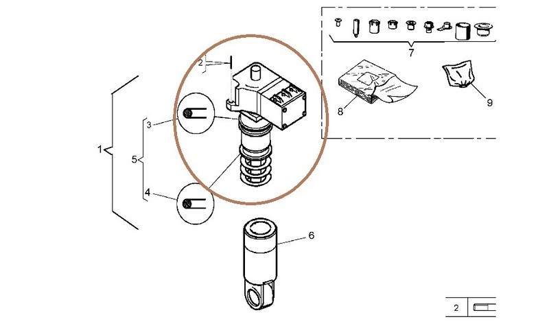 Насос-форсунка 5001860115   Renault Magnum