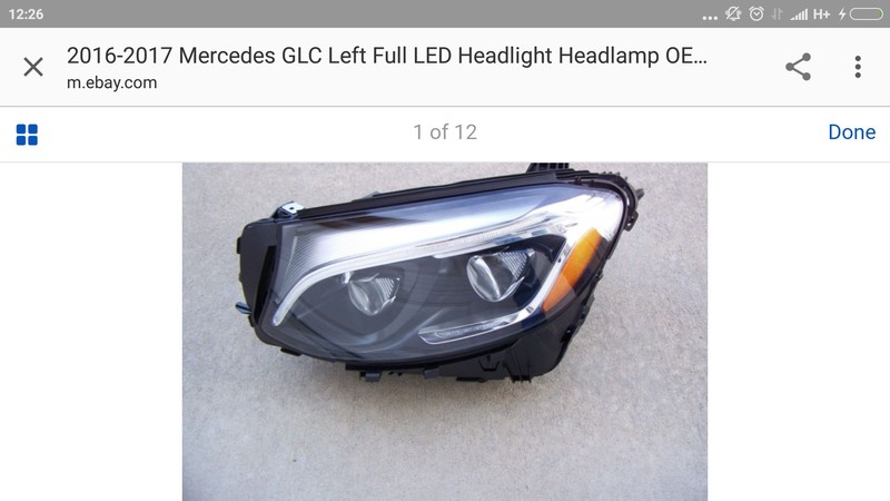 Фара передняя A2539060701   Mercedes GLC-Class