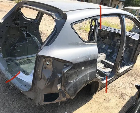 Четверть кузова задняя правая Ford C-Max  2013 универсал 2.0 Гибрид Киев