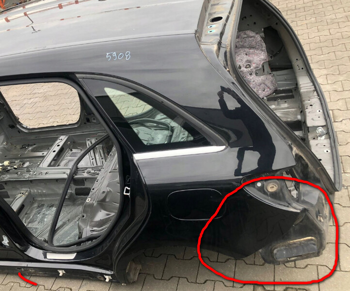 Частина крила Mercedes B-Class универсал 2010 г.  2.0 л бензин Луцк