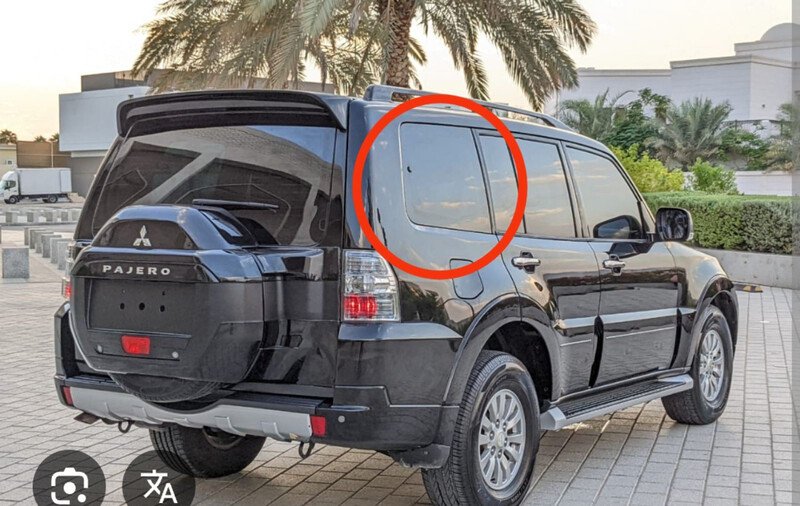 Стекло боковое 6121A216   Mitsubishi Pajero Wagon
