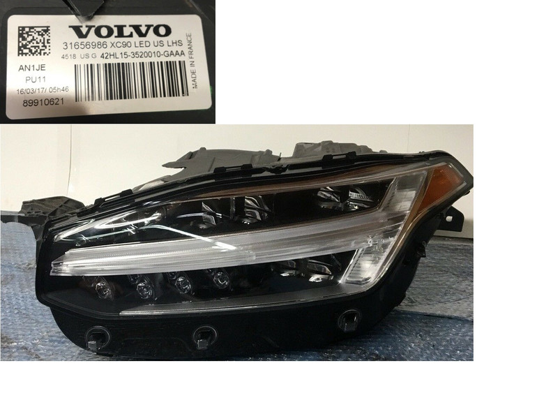 Основна фара ліва Volvo XC90 T6 AWD 2018 2.0 Бензин 