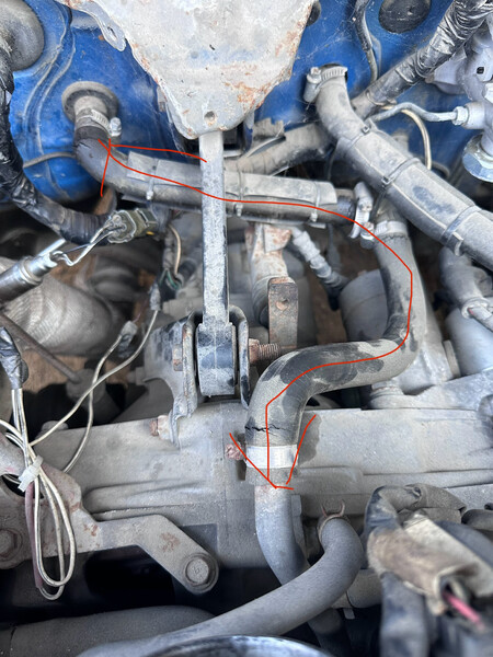 Патрубок печки Subaru Impreza WRX 1998 г.  2.0 л бензин Одесса