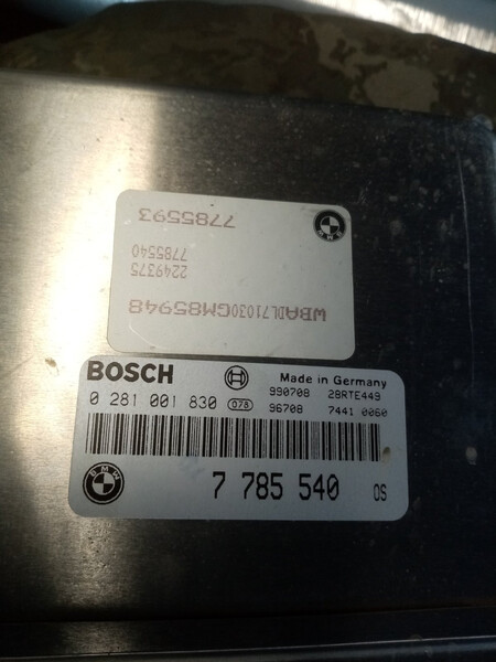 Электронный блок управления двигателем BMW 5 Series E39  1999 универсал 3.0 Дизель Мелитополь